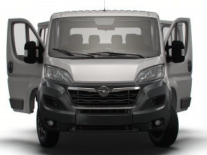 Opel Movano Chassis Truck CrCab 3450WB HQInterior 2023 Modèle 3D