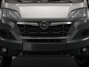 Opel Movano Chassis Truck CrCab 3450WB HQInterior 2023 Modèle 3D