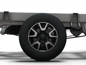 Opel Movano Chassis Truck CrCab 3450WB HQInterior 2023 3D Model