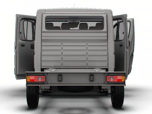 Opel Movano Chassis Truck CrCab 3450WB HQInterior 2023 3D Model