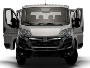 Opel Movano Chassis Truck CrCab 3450WB HQInterior 2023 3D Model