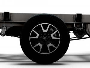 Opel Movano Chassis Truck CrCab 3450WB HQInterior 2023 Modèle 3D