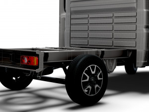 Opel Movano Chassis Truck CrCab 3450WB HQInterior 2023 Modèle 3D