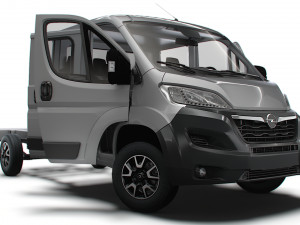 Opel Movano Chassis Truck CrCab 4035WB HQInterior 2023 3D Model
