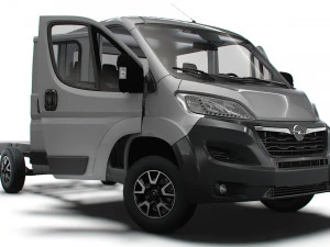 Caminh&atilde;o Chassi Opel Movano CrCab 4035WB HQInterior 2023 Modelo 3D