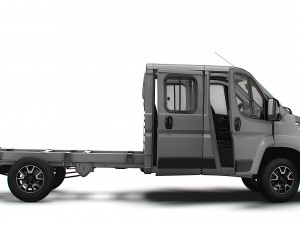 Opel Movano Chassis Truck CrCab 4035WB HQInterior 2023 Modello 3D