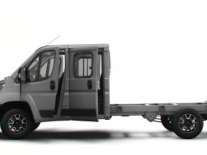 Opel Movano Chassis Truck CrCab 4035WB HQInterior 2023 Modello 3D