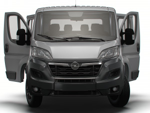 Opel Movano Chassis Truck CrCab 4035WB HQInterior 2023 Modello 3D