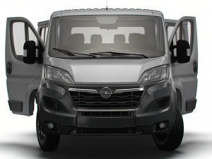 Opel Movano Chassis Truck CrCab 4035WB HQInterior 2023 3D Model