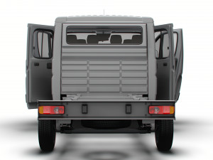 Opel Movano Chassis Truck CrCab 4035WB HQInterior 2023 Modello 3D