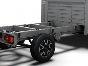 Opel Movano Chassis Truck CrCab 4035WB HQInterior 2023 Modello 3D