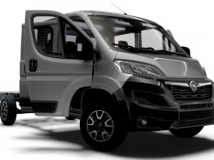 Opel Movano Chassis Truck CrCab 4035WB HQInterior 2023 Modello 3D