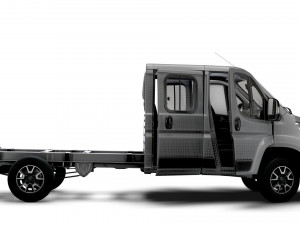Opel Movano Chassis Truck CrCab 4035WB HQInterior 2023 Modello 3D