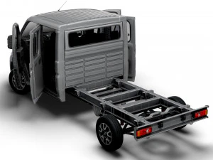 Opel Movano Chassis Truck CrCab 4035WB HQInterior 2023 3D Model