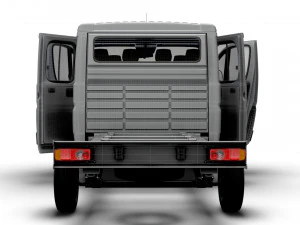 Opel Movano Chassis Truck CrCab 4035WB HQInterior 2023 3D Model