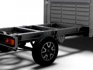 Opel Movano Chassis Truck CrCab 4035WB HQInterior 2023 3D Model