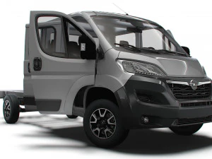 Caminhão Chassi Opel Movano CrCab 4035WBXL HQInterior 2023 Modelo 3D