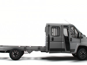 Opel Movano Chassis Truck CrCab 4035WBXL HQInterior 2023 3D मॉडल