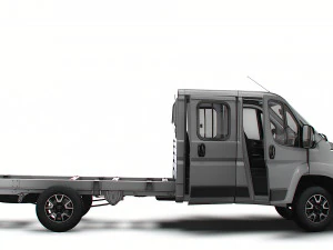 Opel Movano Chassis Truck CrCab 4035WBXL HQInterior 2023 3D Model