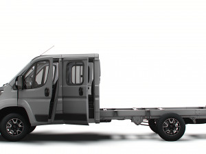 Opel Movano Chassis Truck CrCab 4035WBXL HQInterior 2023 3D मॉडल