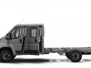 Opel Movano Chassis Truck CrCab 4035WBXL HQInterior 2023 3D Model