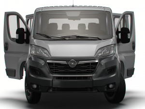 Opel Movano Chassis Truck CrCab 4035WBXL HQInterior 2023 3D मॉडल
