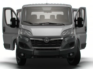 Opel Movano Chassis Truck CrCab 4035WBXL HQInterior 2023 3D Model