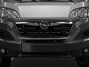 Opel Movano Chassis Truck CrCab 4035WBXL HQInterior 2023 3D मॉडल