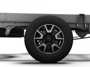 Opel Movano Chassis Truck CrCab 4035WBXL HQInterior 2023 3D मॉडल