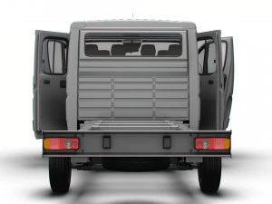Opel Movano Chassis Truck CrCab 4035WBXL HQInterior 2023 3D Model