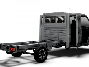 Opel Movano Chassis Truck CrCab 4035WBXL HQInterior 2023 3D Model