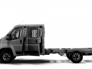 Opel Movano Chassis Truck CrCab 4035WBXL HQInterior 2023 3D Model
