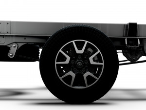 Opel Movano Chassis Truck CrCab 4035WBXL HQInterior 2023 3D मॉडल