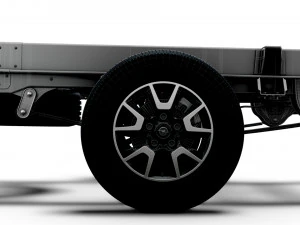 Opel Movano Chassis Truck CrCab 4035WBXL HQInterior 2023 3D Model