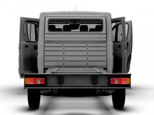 Opel Movano Chassis Truck CrCab 4035WBXL HQInterior 2023 3D Model