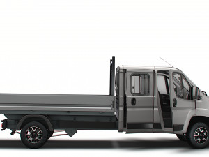 Opel Movano Crew Cab Truck HQInterior 2023 3D Модель