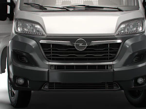 Opel Movano Camion Doppia Cabina HQInterni 2023 Modello 3D