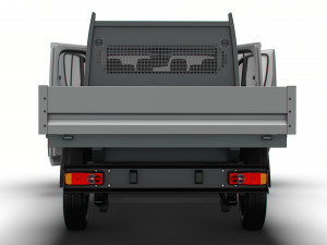 Opel Movano Crew Cab Truck HQInterior 2023 3D Модель