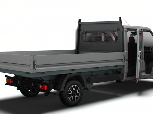 Opel Movano Crew Cab Truck HQInterior 2023 3D Модель