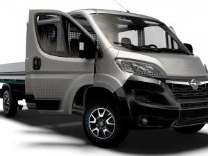 Opel Movano Camion Doppia Cabina HQInterni 2023 Modello 3D