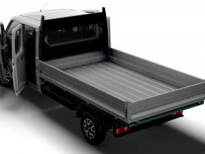 Opel Movano Crew Cab Truck HQInterior 2023 3D Модель