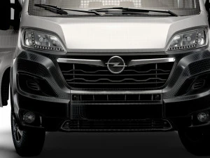 Opel Movano Camion Doppia Cabina HQInterni 2023 Modello 3D