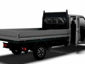 Opel Movano Crew Cab Truck HQInterior 2023 3D Модель