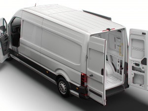 MAN TGE Panel Van L3H2 HQ Interior 2023 3D Модель