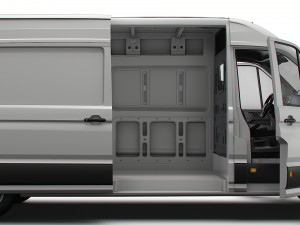 MAN TGE Panel Van L3H2 HQ Interior 2023 3D Модель