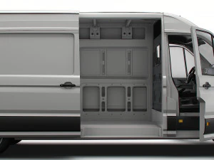 MAN TGE Panel Van L3H2 HQ Interior 2023 3D Model