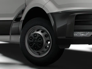 MAN TGE Panel Van L3H2 HQ Interior 2023 3D Model