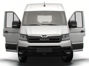 MAN TGE Panel Van L3H2 HQ Interior 2023 3D Модель