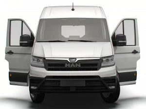 MAN TGE Panel Van L3H2 HQ Interior 2023 3D Model