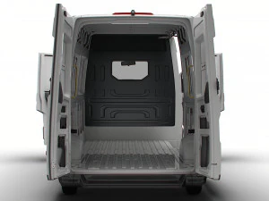 MAN TGE Panel Van L3H2 HQ Interior 2023 3D Model